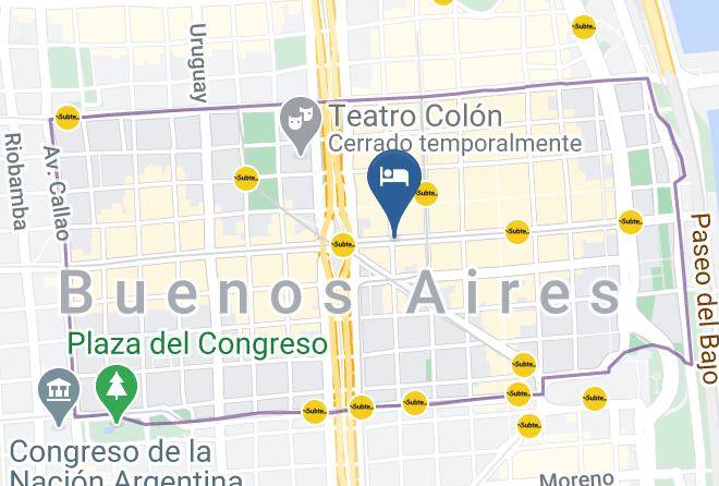San Nicolas - Alquiler Temporario Av Corrientes Premium Location Maps