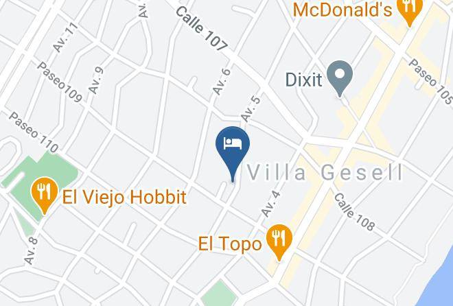 Villa Gesell - Alquiler Zona Centro Maps