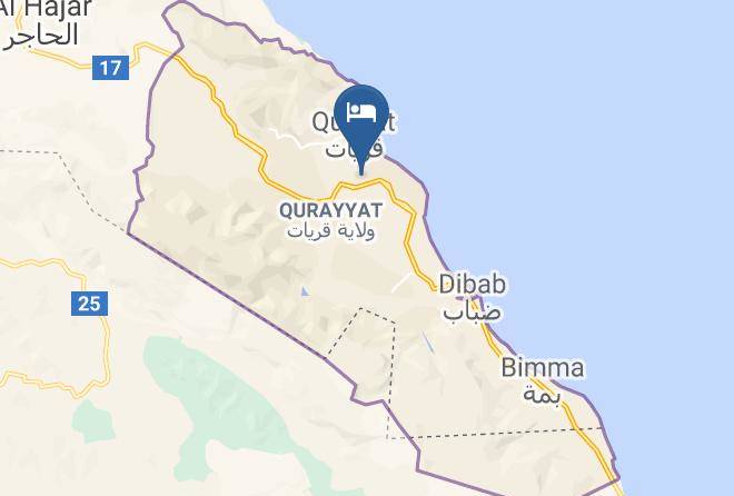 Qurayyat - Alraha Resort Maps