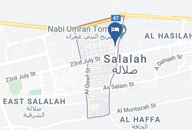 Salalah - Al Rehab Palace Salalah Maps