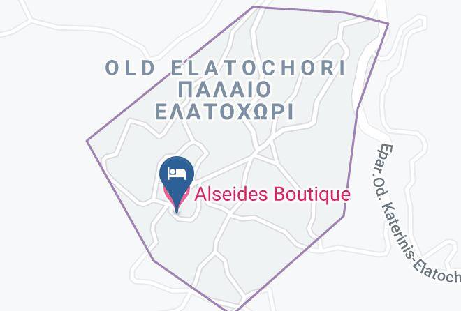 Pieria - Alseides Boutique Hotel Maps