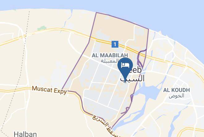 Al Seeb - Alshahba Hotel Maps