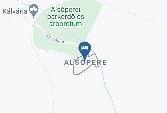 Olaszfalu - Alsopere Park Szallo Verga Vadaszat Verga Hunting Lodge Maps