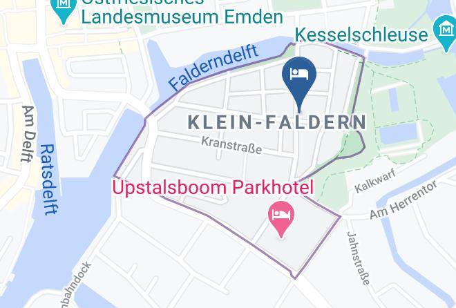Emden - Alt Emder Burgerhaus Hotel Garni Maps
