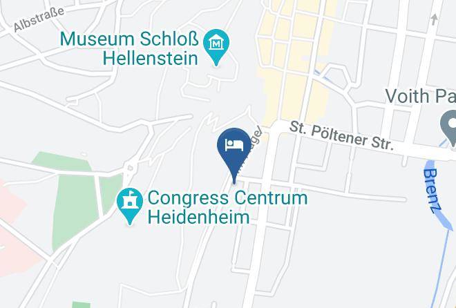 Heidenheim - Alt Heidenheim Das Hotel Unter Dem Schlossberg Maps