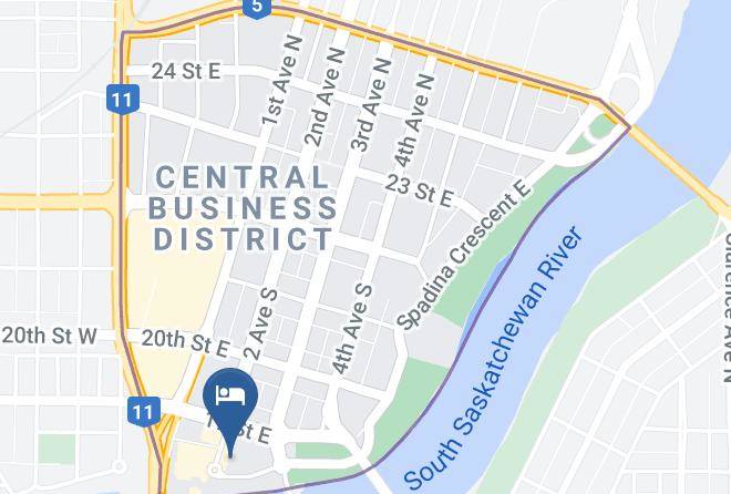 Alt Hotel Saskatoon Map
