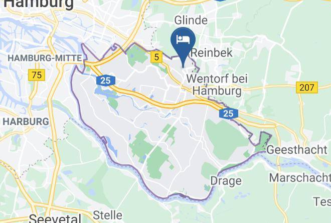 Stadt Hamburg - Hotel Alt Lohbrugger Hof Maps
