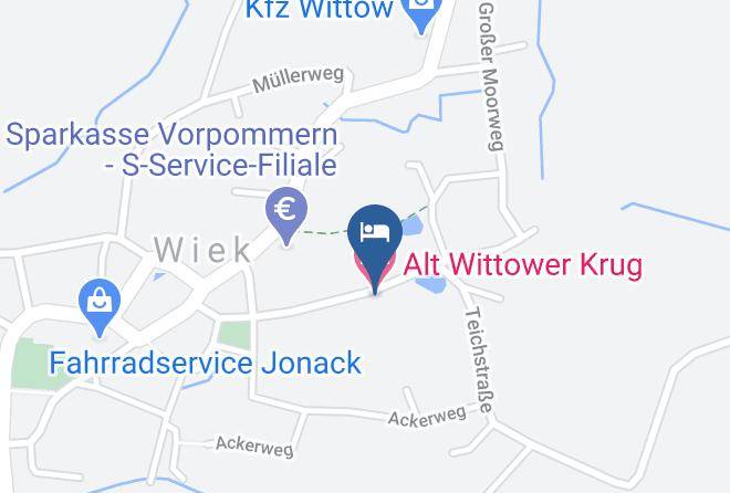 Vorpommern Rugen - Alt Wittower Krug Maps