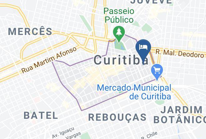 Curitiba - Alta Reggia Plaza Hotel Maps