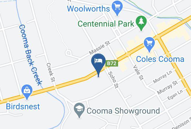 Altair Motel Cooma Map