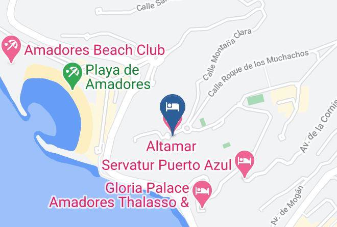 Las Palmas - Altamar Hotel Maps