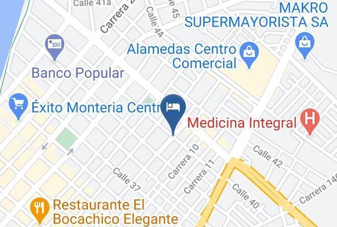 Monteria - Altamira Hotel Maps