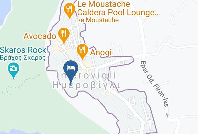 Altana Traditional Suites Santorini Map