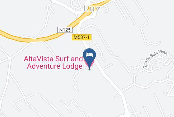 Lagos - Altavista Surf And Adventure Lodge Maps
