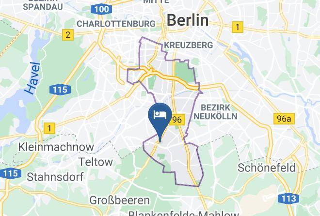 Stadt Berlin - Alte Dorfaue Pension Maps