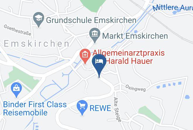 Alte Poststation Goldener Hirsch Map