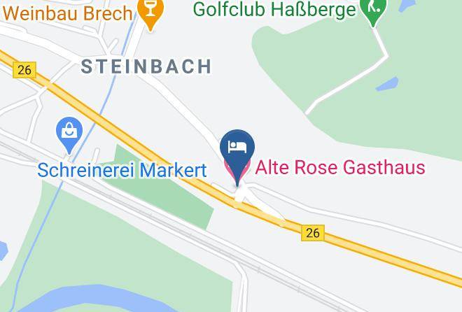 Hasberge - Alte Rose Gasthaus Maps