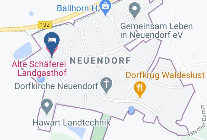 Mecklenburgische Seenplatte - Alte Schaferei Landgasthof Maps