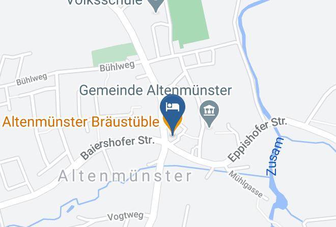Augsburg - Altenmunster Braustuble Maps