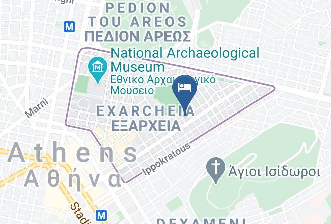 Central Athens - Alter Athens Hotel Maps
