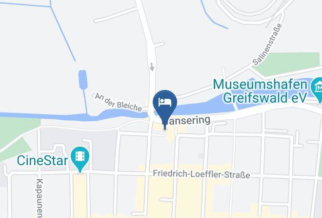 Vorpommern Greifswald - Hotel & Restaurant Alter Speicher Maps