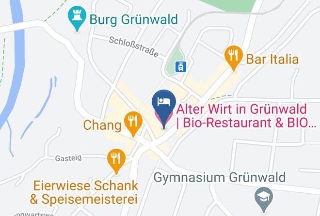 Munich District - Alter Wirt In Grunwald Bio Restaurant & Bio Hotel Maps