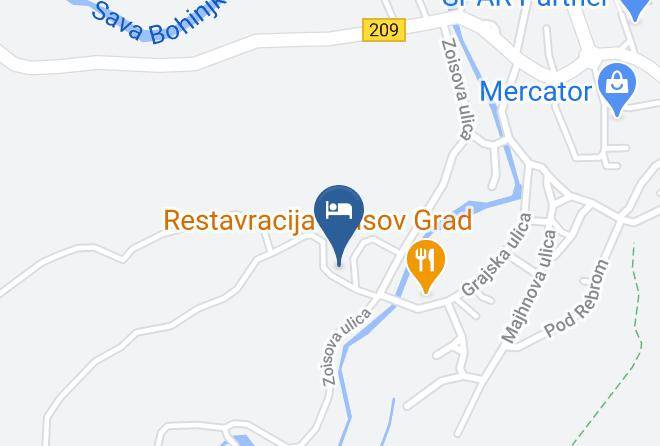 Bohinjska Bistrica - Alteri Domi Trgovina In Storitve Doo Maps