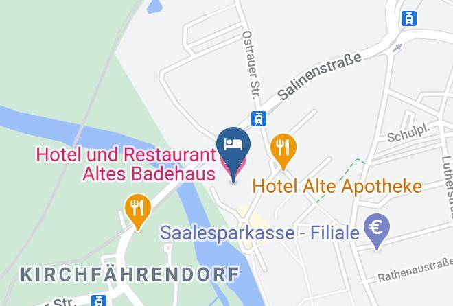 Saalekreis - Hotel Und Restaurant Altes Badehaus Maps