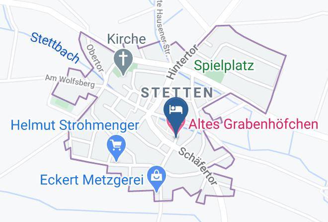 Rhon Grabfeld - Altes Grabenhofchen Maps