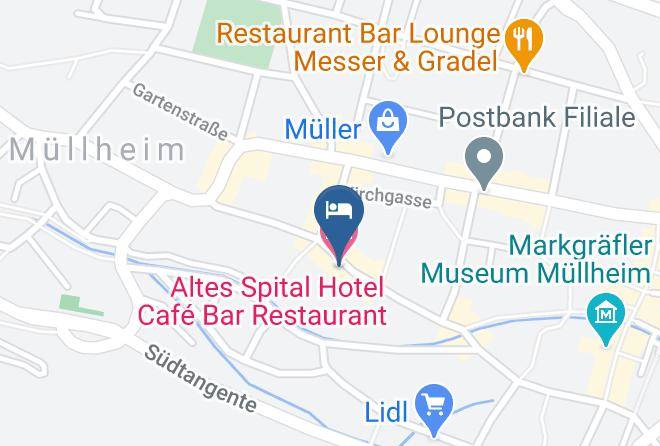 Breisgau Hochschwarzwald - Altes Spital Hotel Cafe Bar Restaurant Maps