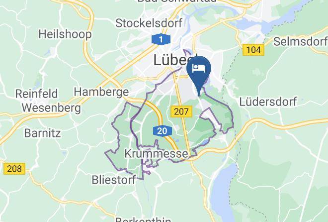 Lubeck - Hotel Altes Zollhaus Am Klinikum Lubeck Maps