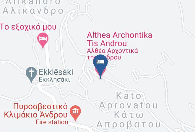 Cyclades - Althea Archontika Tis Androu Maps