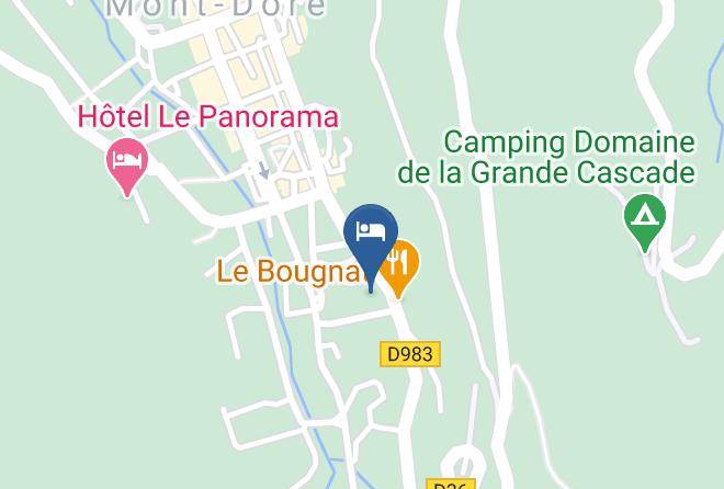 Puy De Dome - Alti'pic Hotel Maps