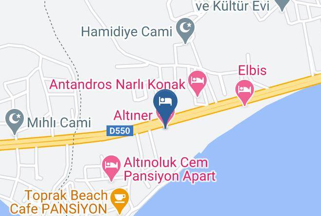Edremit - Altiner Hotel Maps
