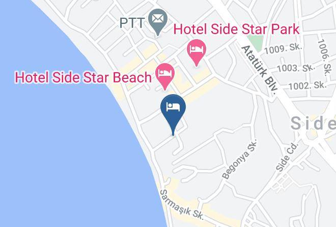 Manavgat - Altinkum Park Hotel Maps