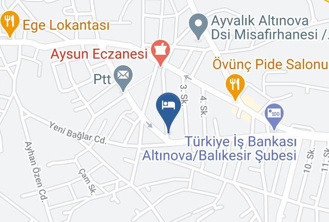 Ayvalik - Altinova Otel Maps