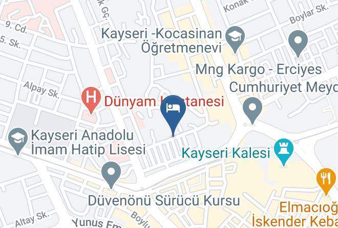 Kocasinan - Altinsaray Hotel Maps