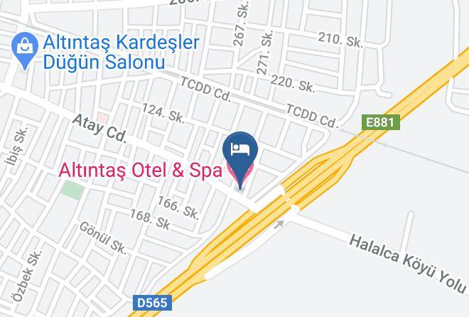 Altieylul - Altintas Otel & Spa Maps