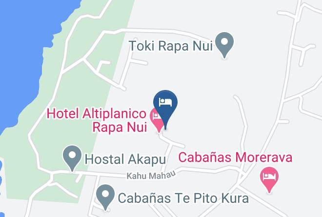 Easter Island - Altiplanico Isla De Pascua Maps