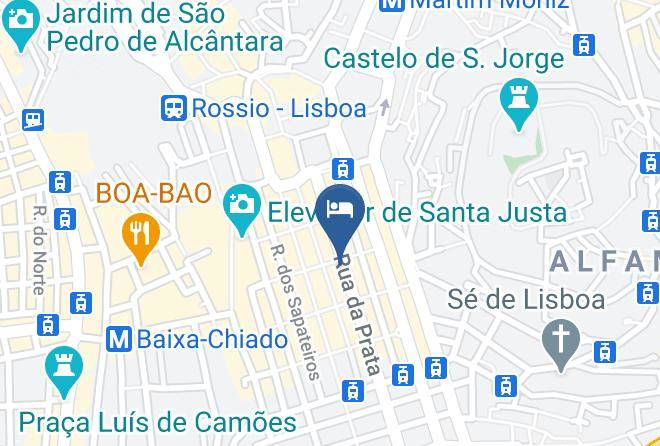 Lisbon - Altis Prata Hotel Maps