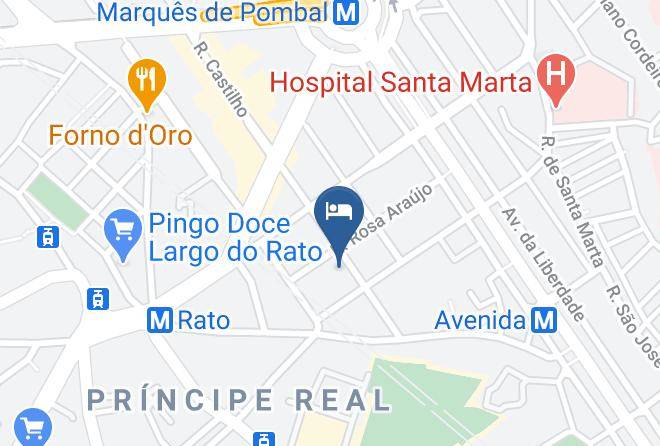 Lisbon - Altis Suites Maps