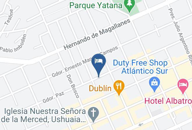 Ushuaia - Alto Andino Hotel Maps
