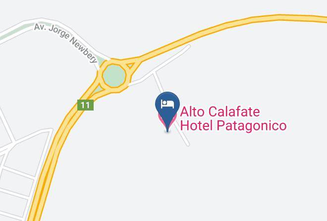 Lago Argentino - Alto Calafate Hotel Patagonico Maps