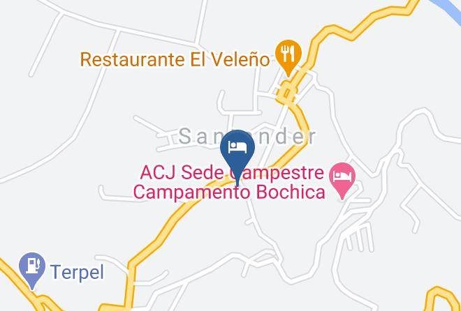 San Antonio Del Tequendama - Alto De La Palma Hotel Boutique Maps