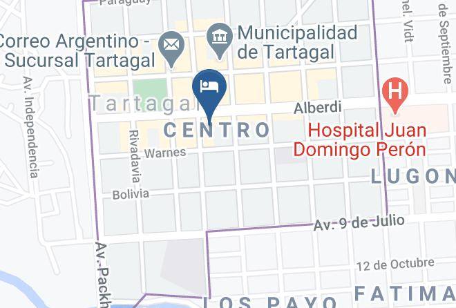 General Jose De San Martin - Alto Norte Hotel Maps