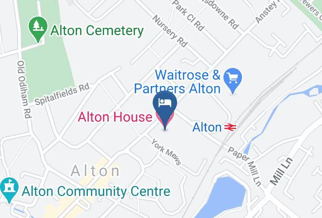 Hants - Alton House Hotel Maps