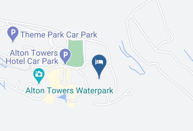 Alton Towers Stargazing Pods Map