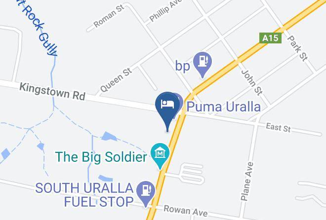 Uralla - Altona Motel Maps