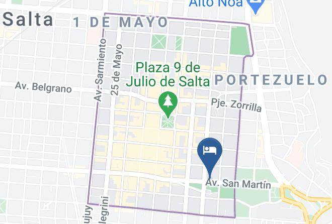 Salta - Altoparque Hotel Salta Maps