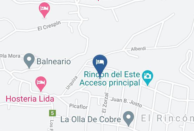Santa Rosa Dellara - Altos Del Rincon Maps